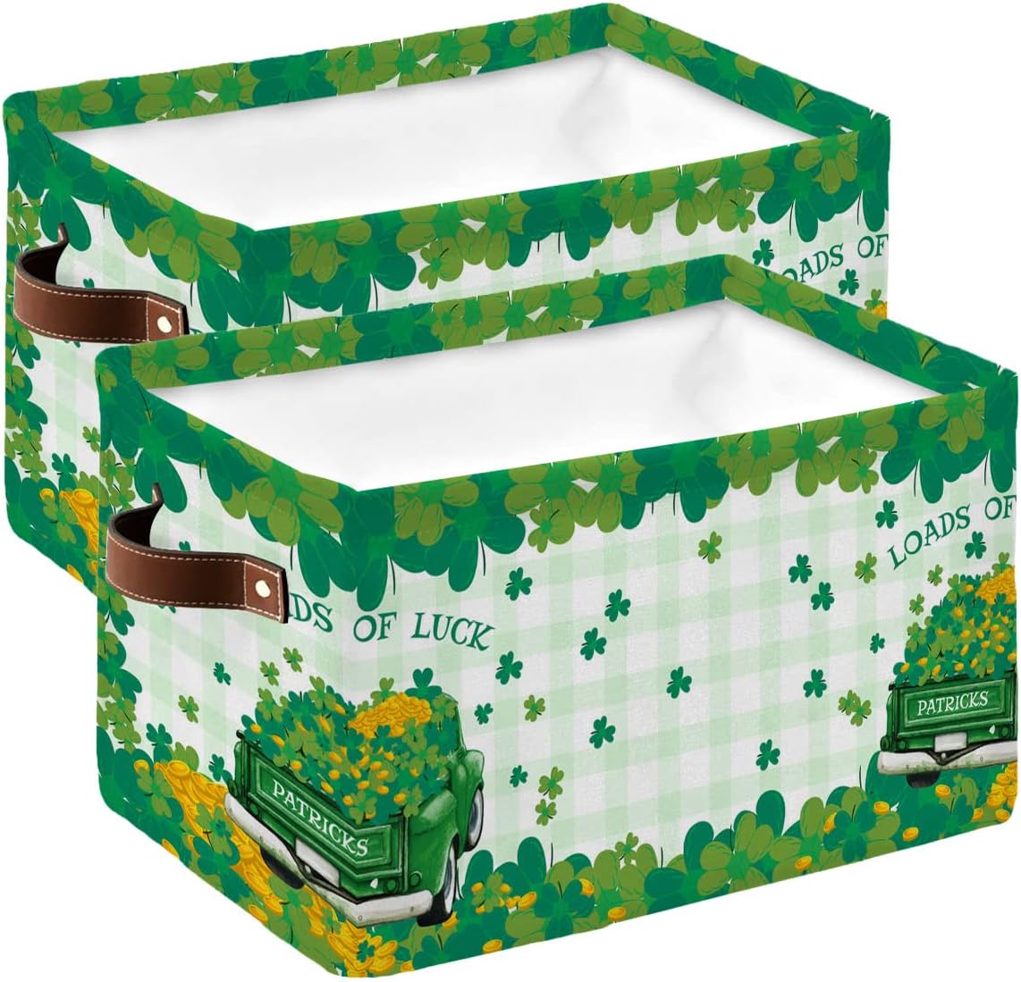 Storage Baskets for Shelves, Foldable Rectangle Storage