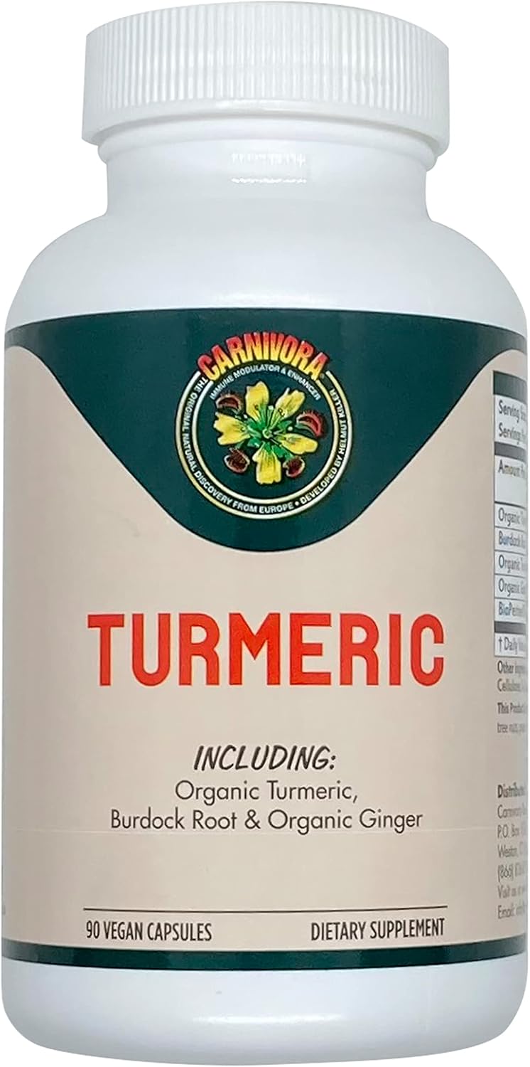 Carnivora Turmeric – Support for Joints and Digestive Health (90 Vegan Capsules)