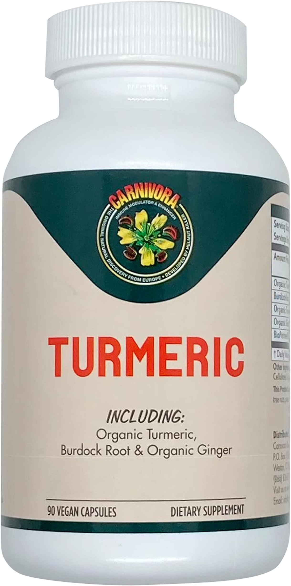Turmeric – Support for Joints and Digestive Health (90 Vegan Capsules)