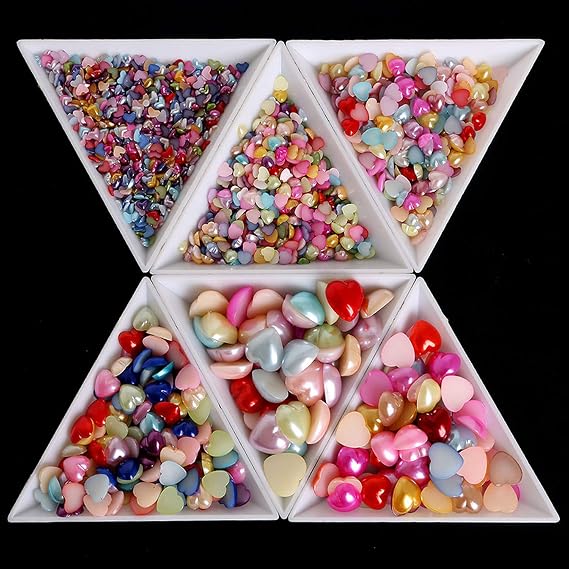 Triangle Sorting Trays,100 Pieces Plastic White Magical Sequin Rhinestones Tray Triangle Sorting Storage Plates Art Tray for Craft and DIY Needs (Triangle)