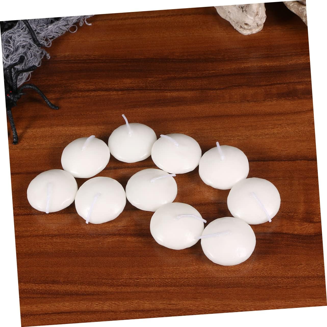 Alipis 100pcs Unscented Floating Candles for Weddings and Celebrations Beautiful Paraffin Wax Disks for Pool and Table Centerpieces for Festivals and Romantic Ambience