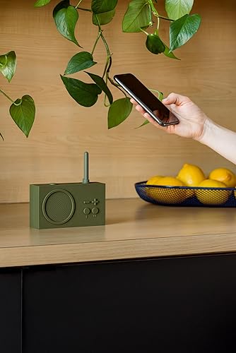 Miniatura 8 de LEXON - TYKHO - Radio FM 3, altavoz Bluetooth, 5 W, a prueba de salpicaduras IPX4, autonomía 20 horas, funda de goma de silicona - Kakhi