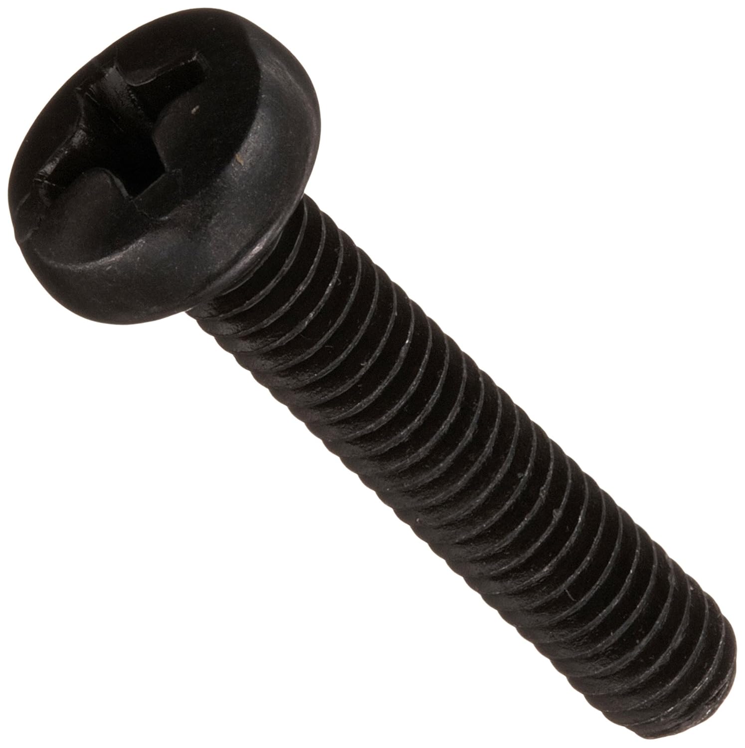 #10-32 Steel Machine Screws - 1-1/4 Length Black Oxide Phillips Head (Pack Of 100)