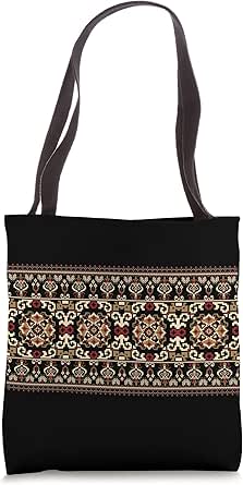 Ukraine Sunflower Tote Bag - Vyshyvanka Style Floral Design With Trysub Trident