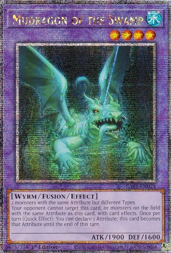 遊戯王 RA01-EN028 沼地のドロゴン Mudragon of the Swamp (英語版 1st Edition 25th