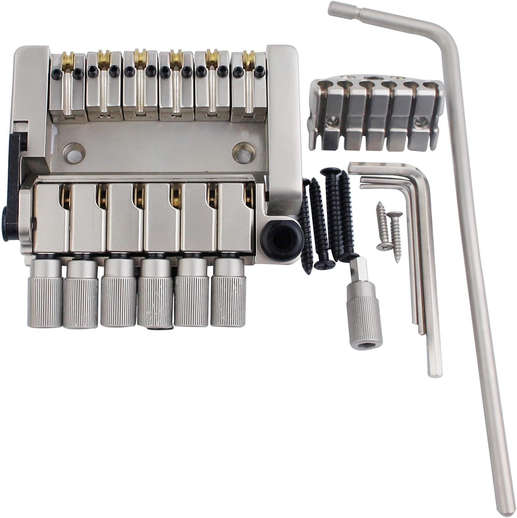 Guyker Headless Roller Saddle Tremolo Bridge Tailpiece for