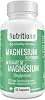 Magnesium Glycinate Supplement - 212.5 mg Elemental Magnesium x 60 Capsules, 425 mg Once Daily for Men and Women - Pure High-Absorption Chelated Bisglycinate for General Health and Sleep - Nutritionn