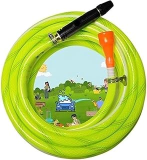 AHYRA Water Sprayer Hose Pipe for Garden Watering, Car Washing & Floor Cleaning – Multipurpose Flexible Water Spray Gun for Pet Bath, Home Cleaning & Outdoor Use (30m)