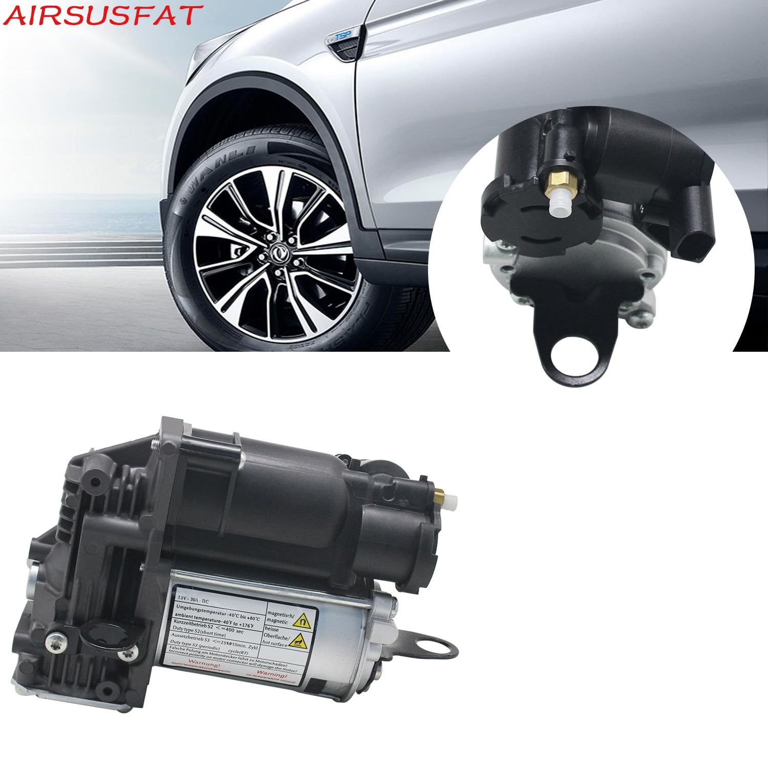 Compressore della sospensione dell'aria compatibile con la pompa 2513202704 del compressore di giro dell'aria di Mercedes W251 R320 R350 R500 R63 AMG 2006-2010
