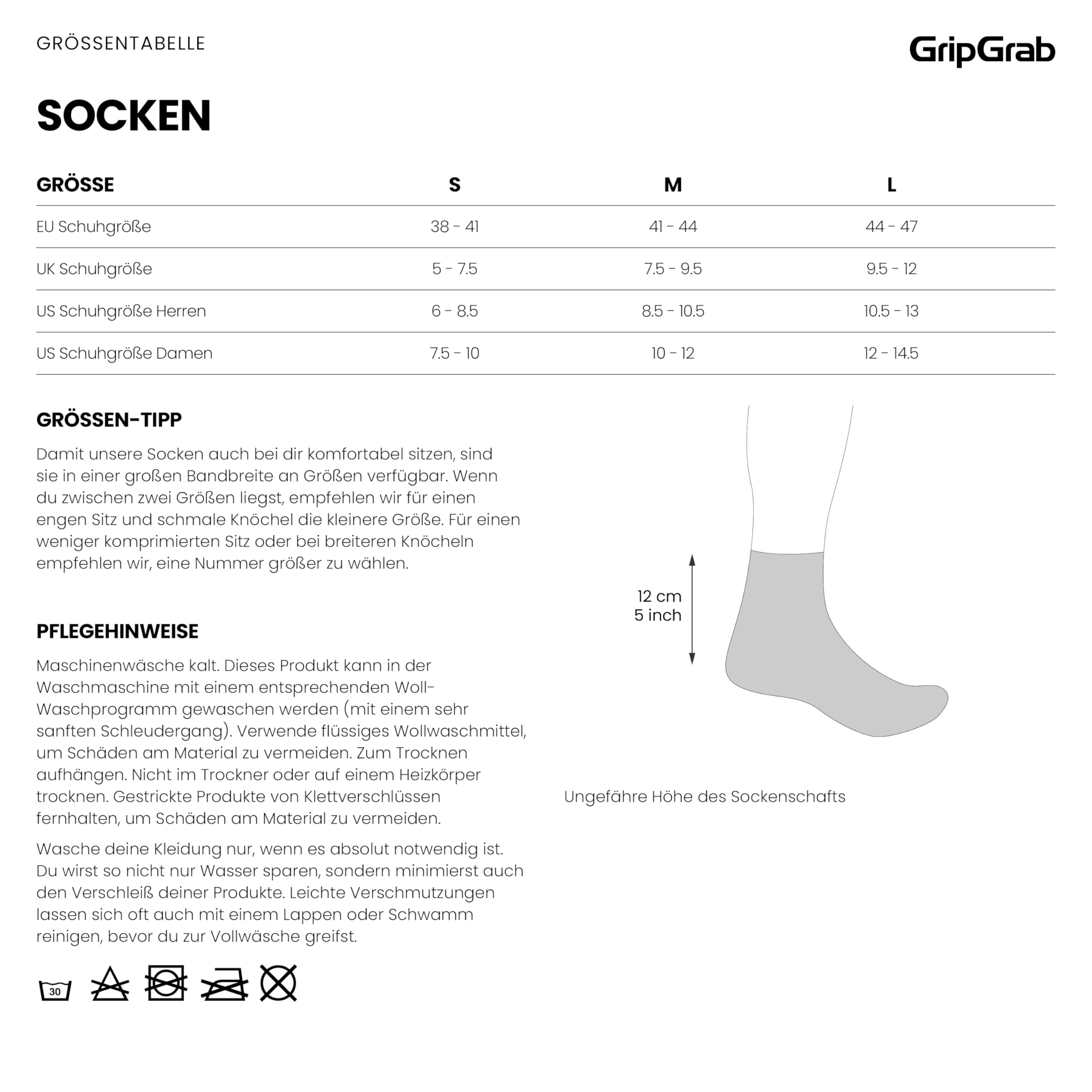 GripGrab Merino Fahrradsocken Regular Cut - 1er & 3er Pack Radsocken | 50% Merinowolle & Kunstfaser-Mix - temperaturregulierend, Feuchtigkeitsmanagement, Mesh-Zonen, ganzjährig einsetzbar