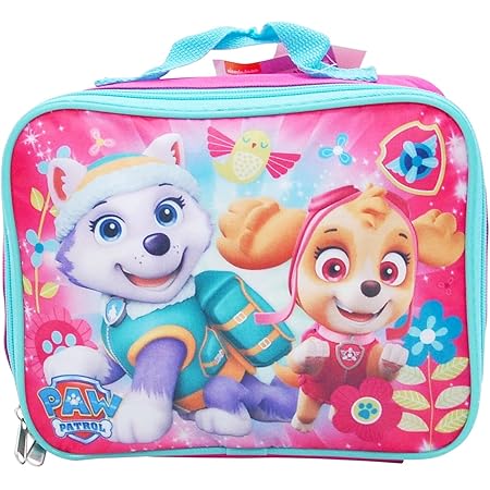 paw patrol book bolsa with lunch box
