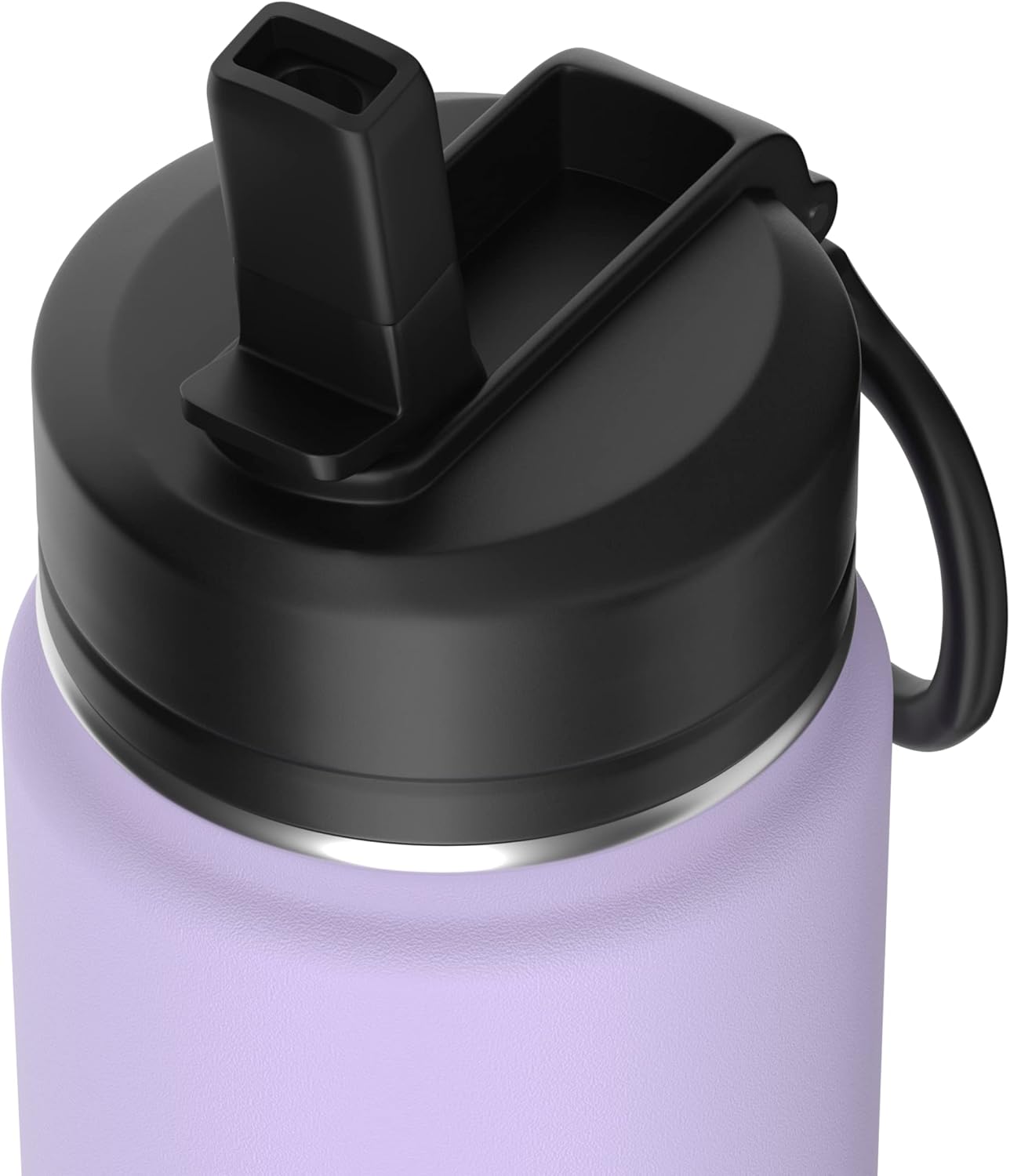 Hydrapeak 24 oz Sports Water Bottle With Straw Lid, Stainless Steel Insulated Water Bottles for School, Sports, and Outdoors - Leak-Proof Double Walled Vacuum Insulated, 24 Hours Cold (24oz, Lavender) : Sports & Outdoors
