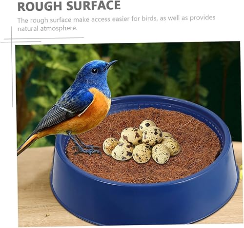 Miniatura 8 de Almohadillas compactas para nido de pájaros, accesorios de anidación de palomas reemplazables para cría de eclosión adecuadas para jaula de uso al