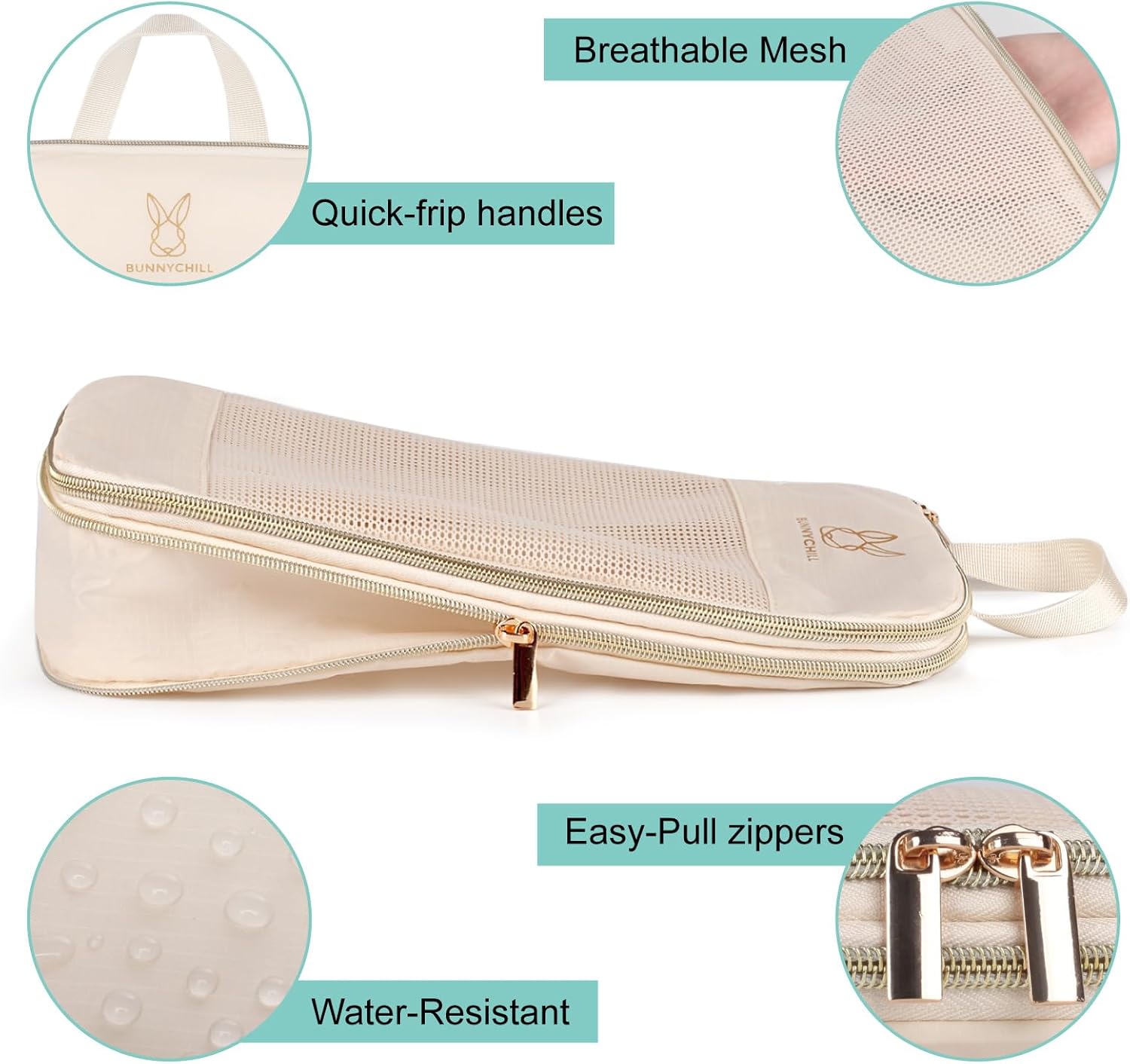 Expandable Compression Packing Cubes for Suitcases,6 Set Lightweight Compressible Travel Packing Organizer for Carry on Suitcase,Organizer Bags Set as Travel Essentials for Women - Image 5