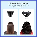 INFINITIPRO PAR CONAIR Sèche-Cheveux avec Diffuseur Innovant, Sèche-Cheveux 1875W, Diffuseur Innovant Améliore les Boucles et Ondes tout en Réduisant les Frisottis | Diffuseur Multi-Chambre pour Cheveux Bouclés, Crépus et Ondulés, Bleu Foncé, 600XRL