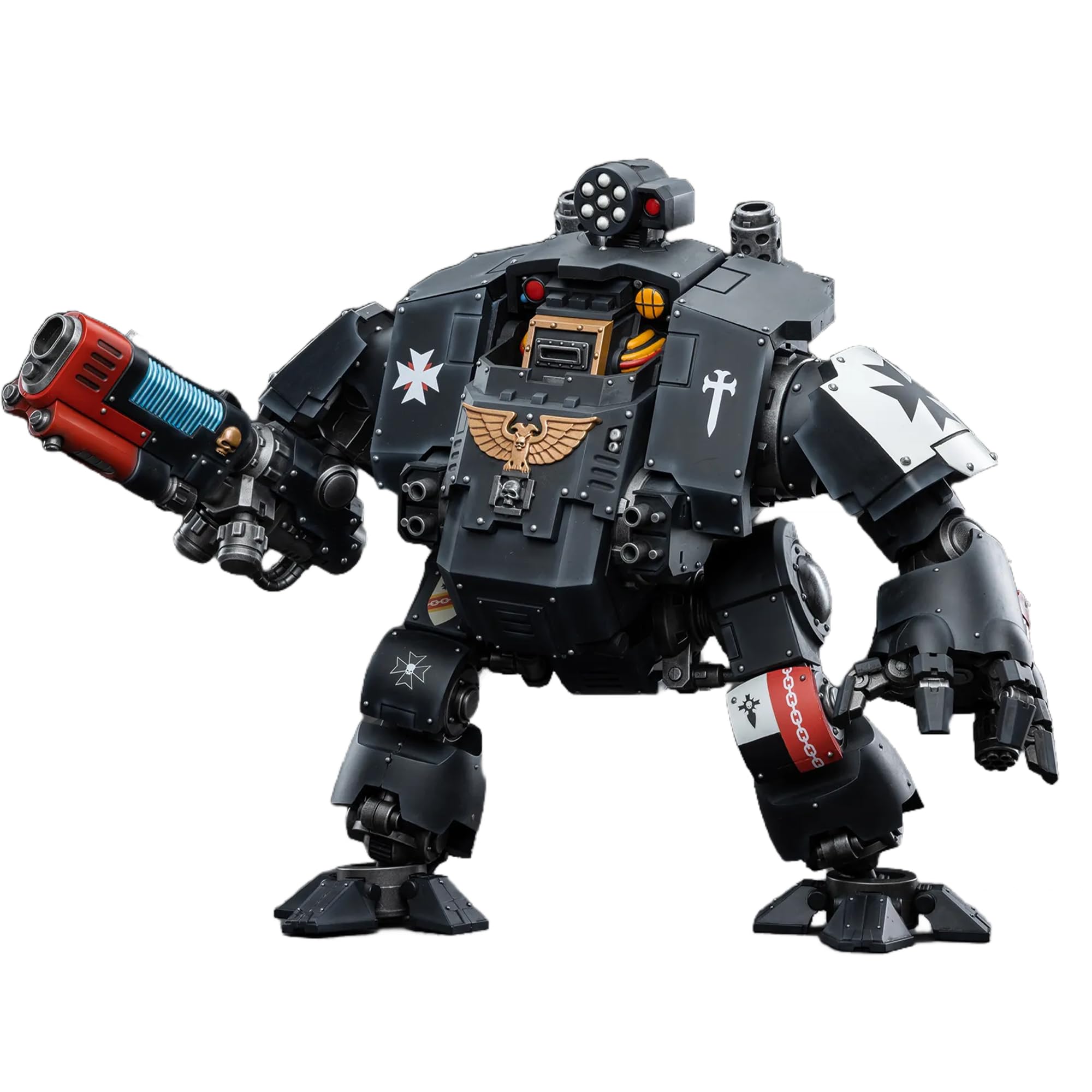 TOYVERSE JOYTOY 1/18 Warhammer 40,000 Action Figure, Black Templars Redemptor Dreadnought, Movable Joints Character Model, 15 Years and Up โ image 1