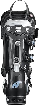 Nordica Speedmachine 3 75 Women's Ski Boots, Black/White/Light Blue, 22.5