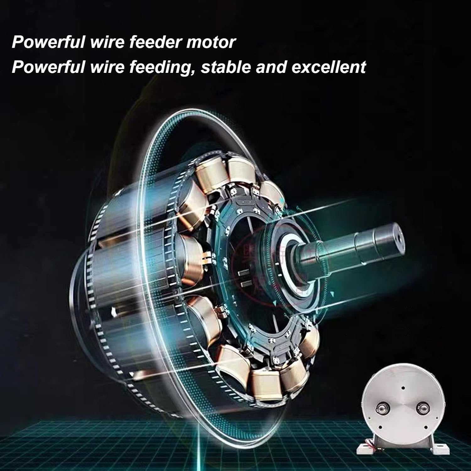 DC 24V High Speed 100N Drive Welding Wire Feeder 350A 500A, Gas Shielded Automatic Wire Feeder Compatible with Different Welding Wires Made of Professional Grade Steel