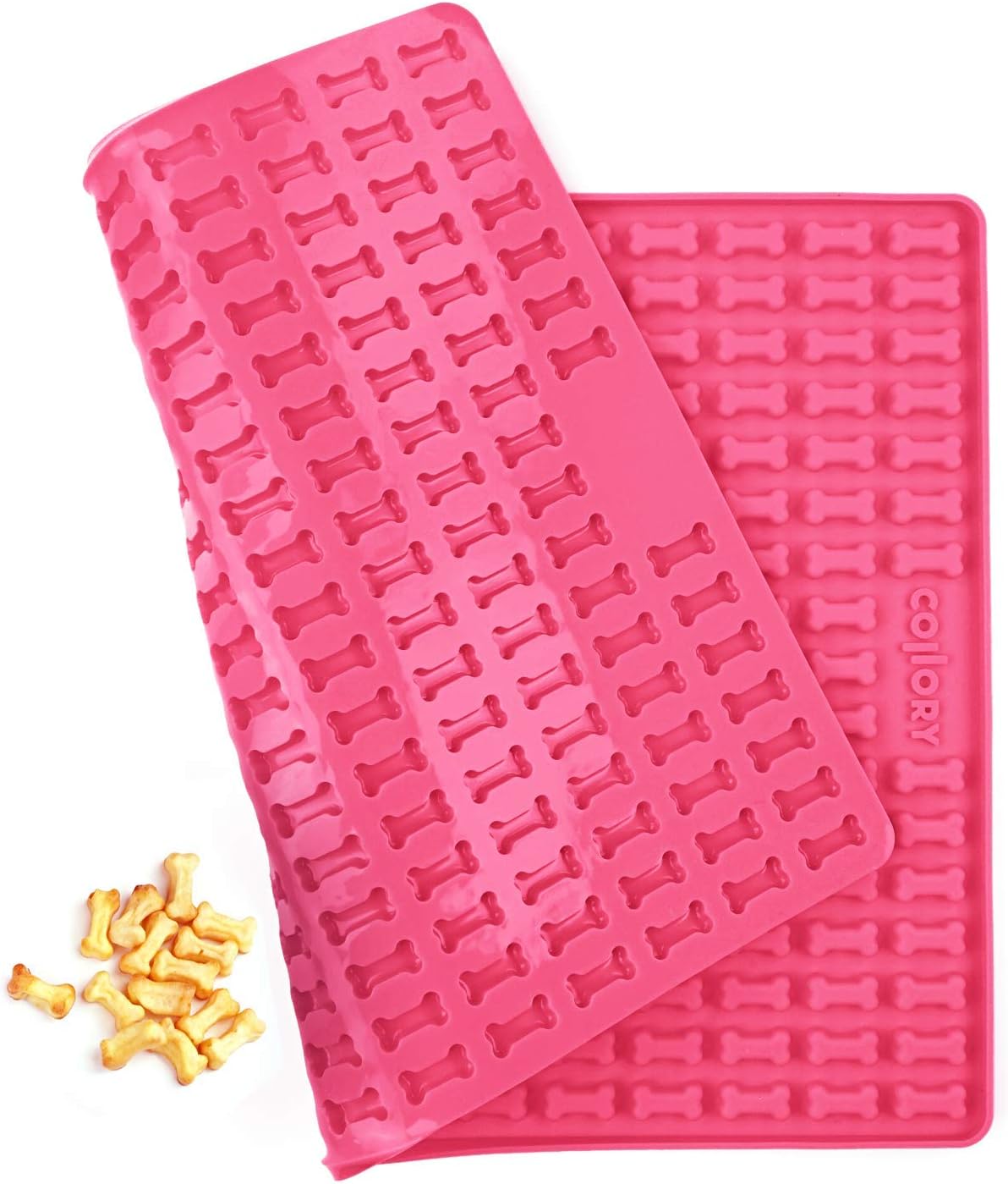 Collory Set Di Mini Stampi In Silicone E Raschietto Per Impasto