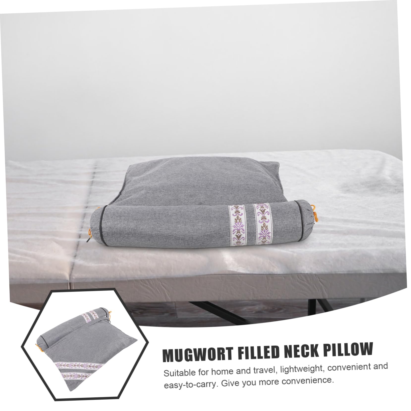 Cuscino Cervicale Ergonomico Con Supporto Lombare Cuscino Da Viaggio Per Auto e Casa Design Per Comfort Totale Naturale Supporto Per Schiena e Collo