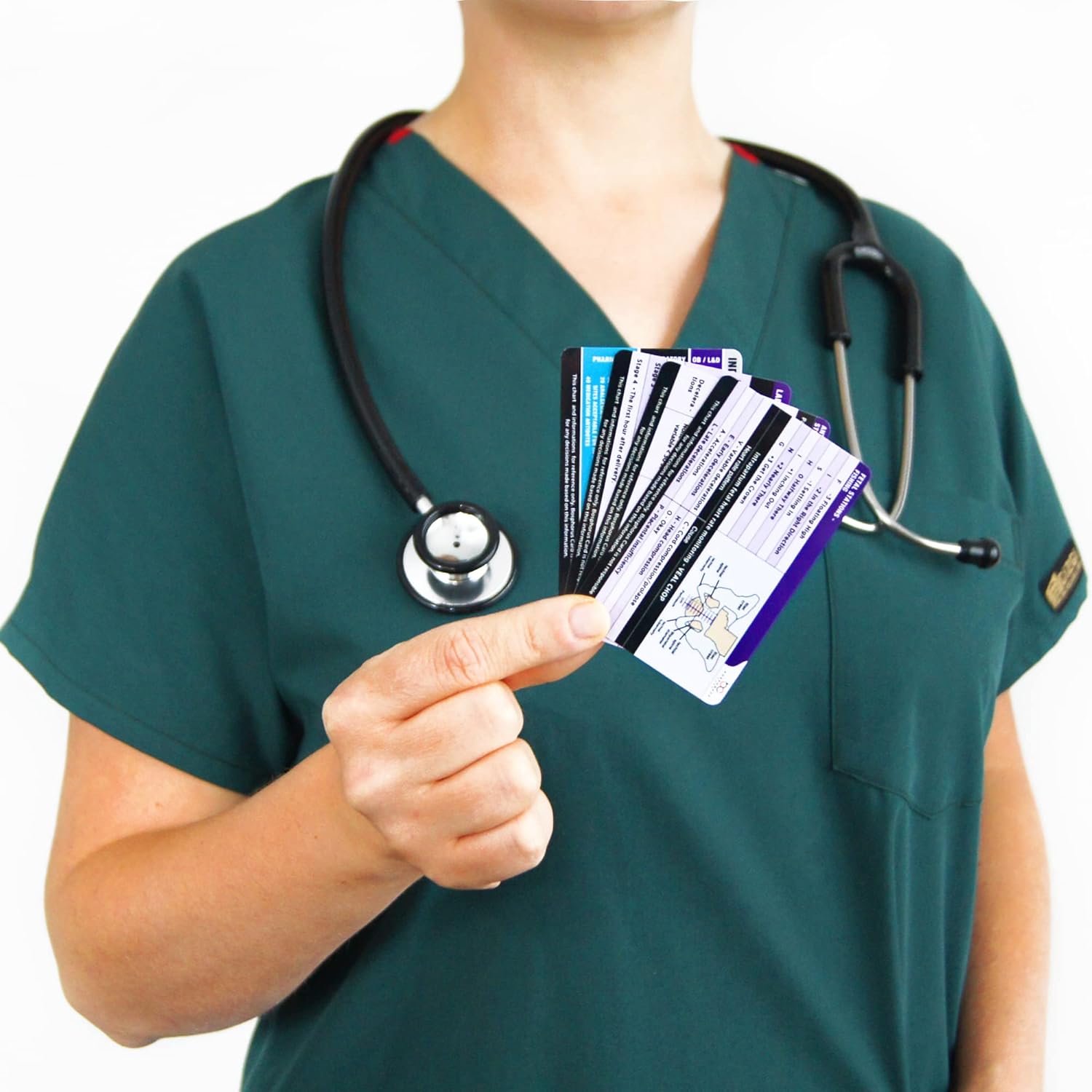 Nursing Badge OB / L&D Medical Reference Cards, 3 pcs ( Antibiotic