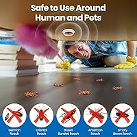 Vista 4 de 16 piezas de repelente de cucarachas, repelente de cucarachas y gel para nidos de cucarachas de infestaciones interiores, solución efectiva
