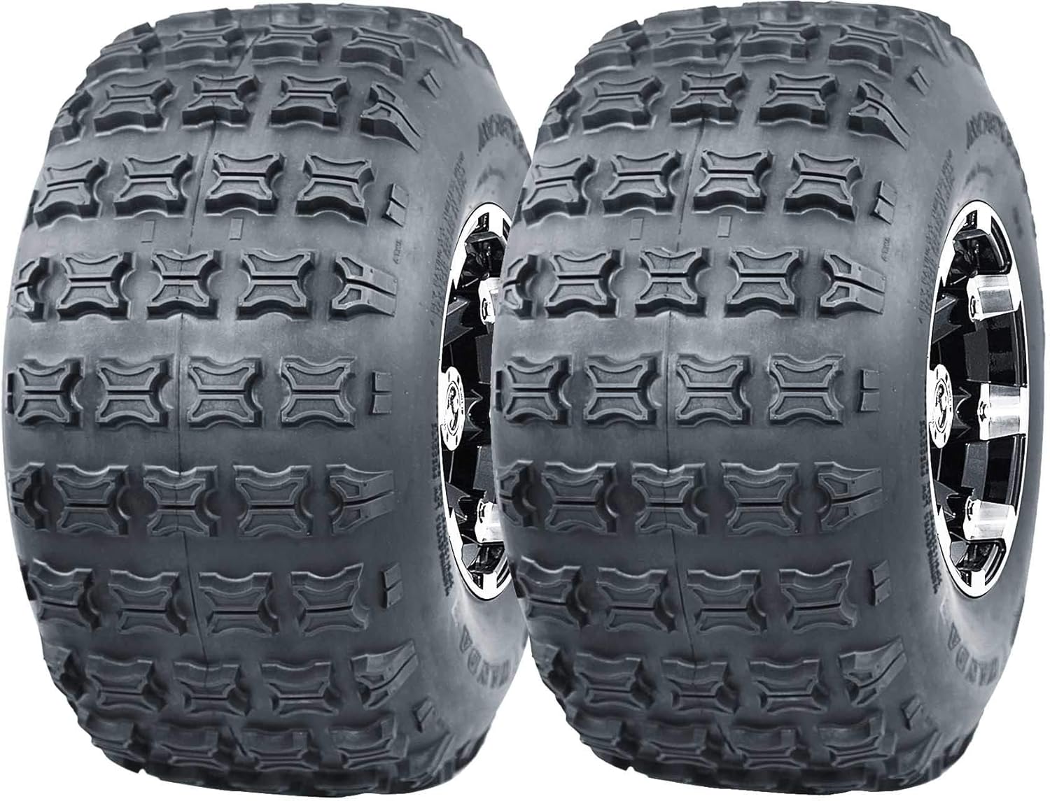 WANDA Set 2 ATV Tires 18X9.5-8 18X9.5X8 4PR 10008