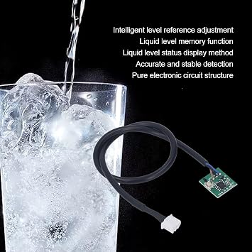 Non Contact Liquid Level Sensor, Accurate Capacitive Water Level Switch Liquid Detection Sensor DC5V