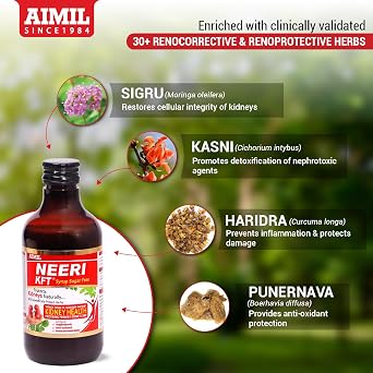 Neeri KFT Syrup Sugar Free - 200ml by Aimil