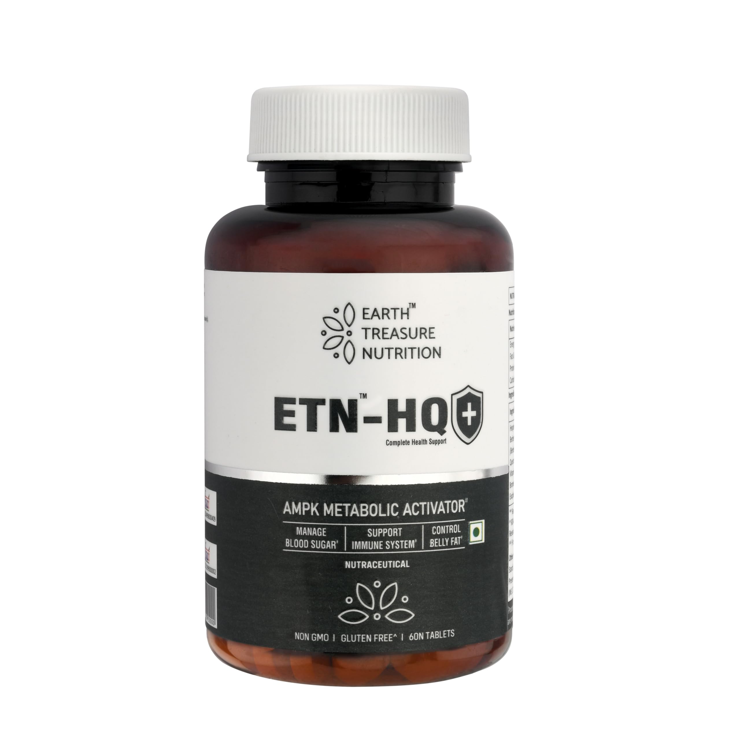 Earth Treasure Nutrition 3-in-1 AMPK Metabolic Activator with Berberine | Supports Weight Loss, Fat Burning, Immunity, Metabolism, Sugar Control, and Cholesterol Management | Natural and Safe Formula for Men & Women | 60 Veg Tablets (B0DF6HQTPJ) Amazon Price History, Amazon Price Tracker