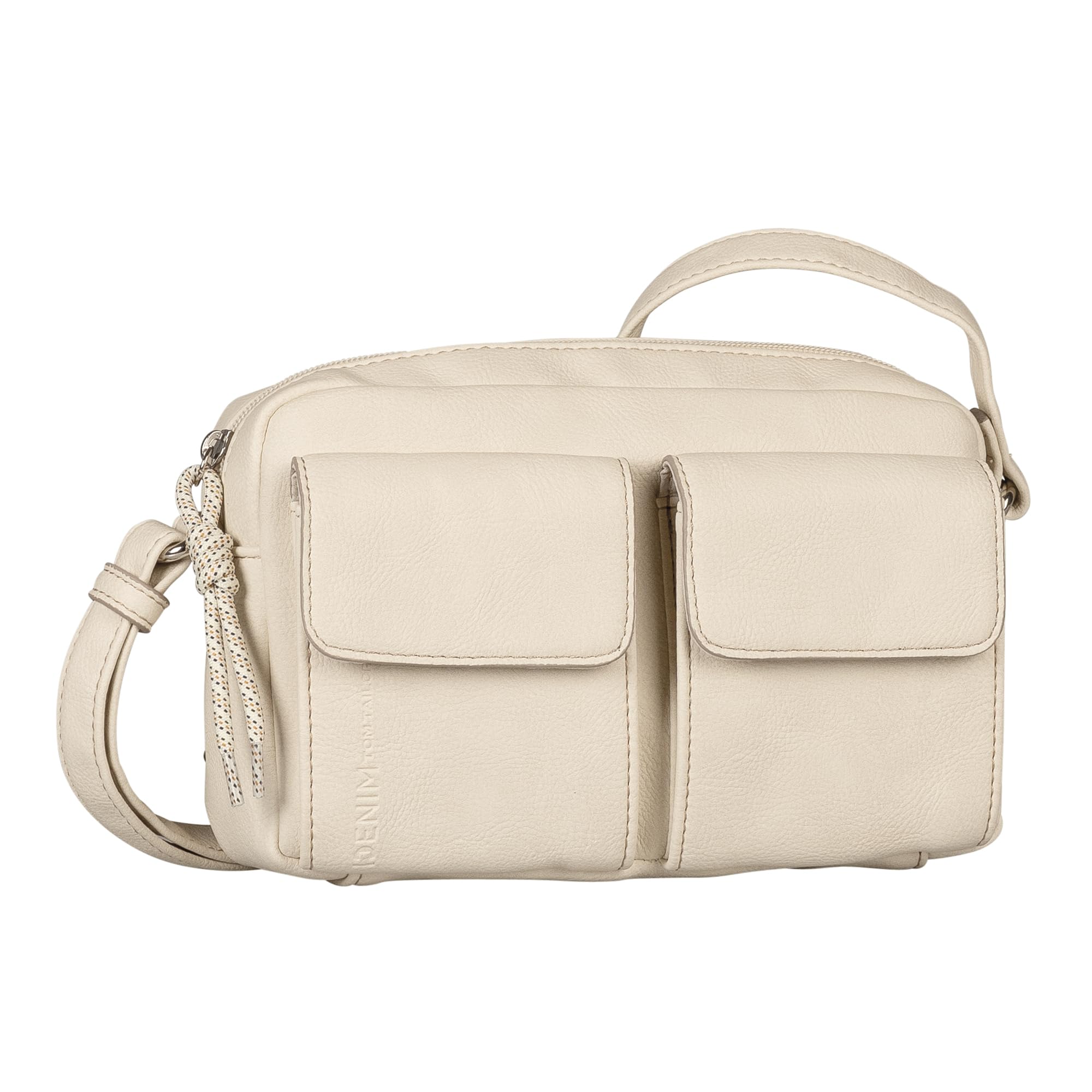 TOM TAILOR Denim Women's Malina Shoulder Bag, Off White, off white, M