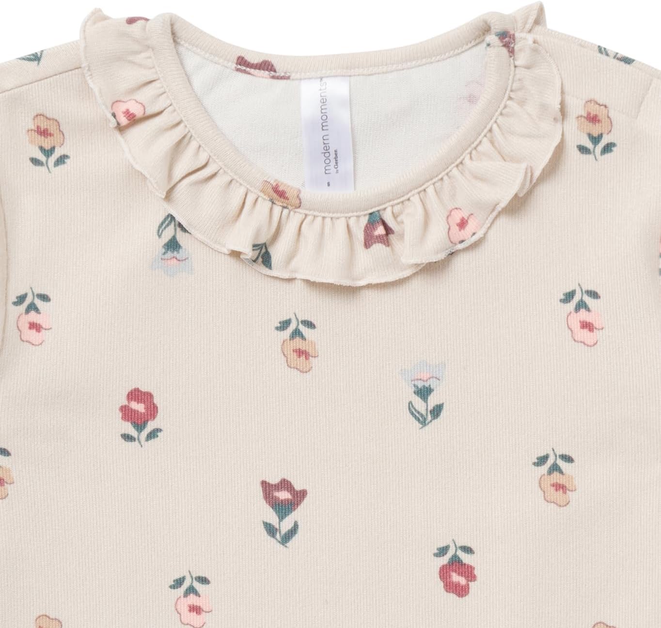 Modern Moments by Gerber baby-girls Ruffle Collar Top and Flare Pant Set - Image 12