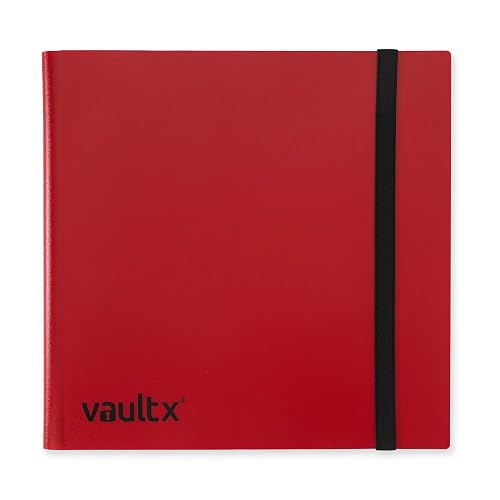 Vault X Álbum Estándar con Correa, para 480 Cartas Coleccionables, 12 Bolsillos
