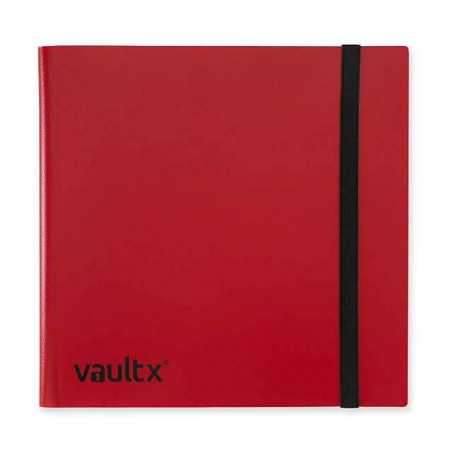Vault X Álbum Estándar con Correa, para 480 Cartas Coleccionables, 12 Bolsillos