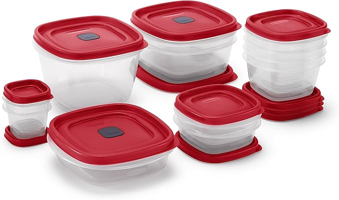 Rubbermaid Assorted Food Storage Container Set - Case of: 1;