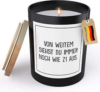 (Handmade) Funny Birthday Gift Women Saying Candle Men From Far Decorative Soy Wax…