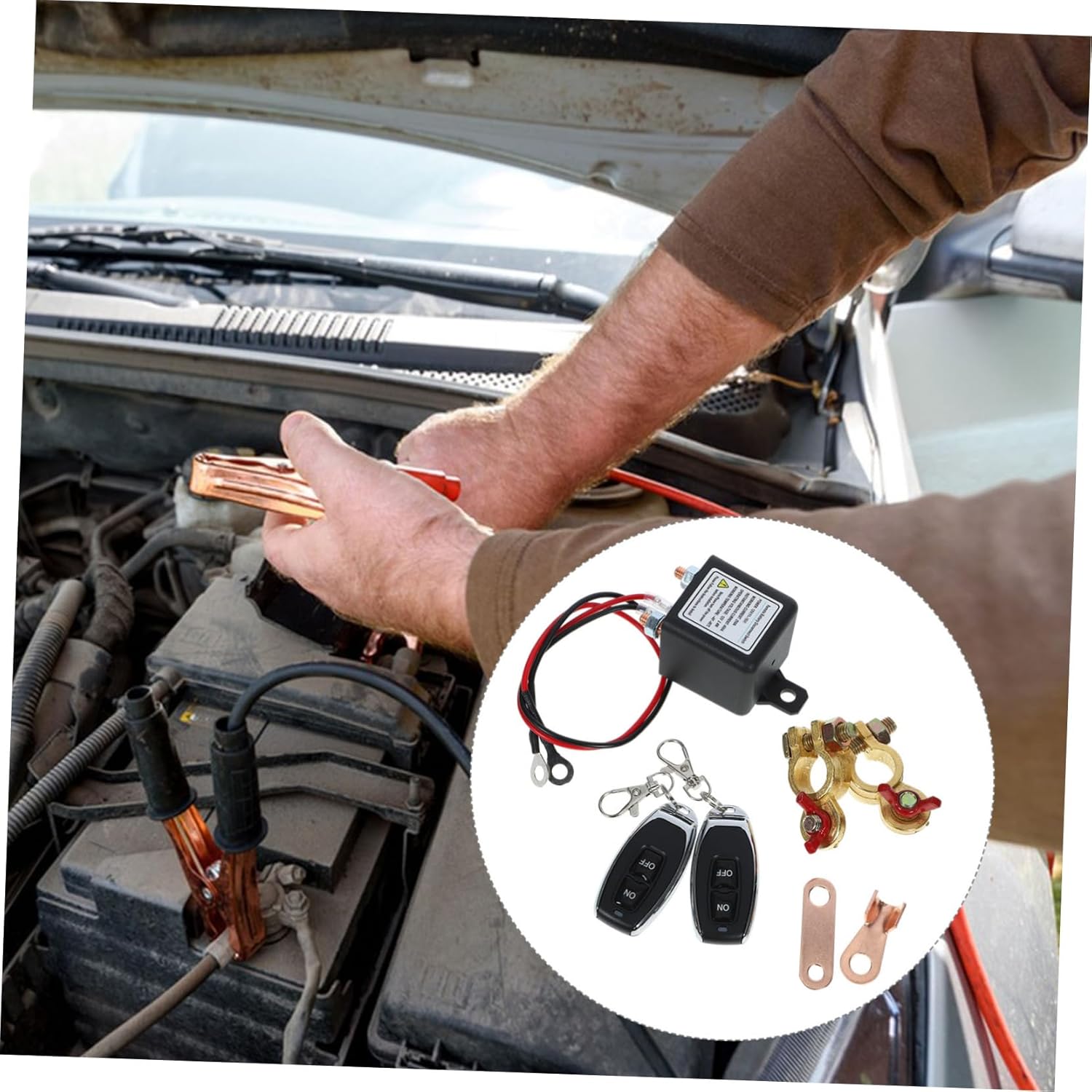 Car Battery Shut Off Relay Battery Terminal Post Cut Off Switch Isolator