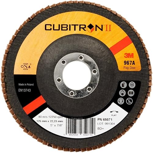 3M Cubitron II 967A disque à lamelles 125 mm céramique grain 40