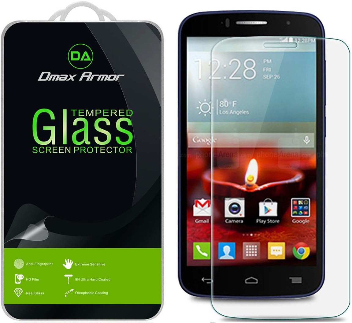 for Alcatel One Touch Pop Icon A564C Screen Protector, [Tempered Glass] 0.3mm 9H Hardness, Anti-Scratch, Anti-Fingerprint, Bubble Free, Ultra-Clear