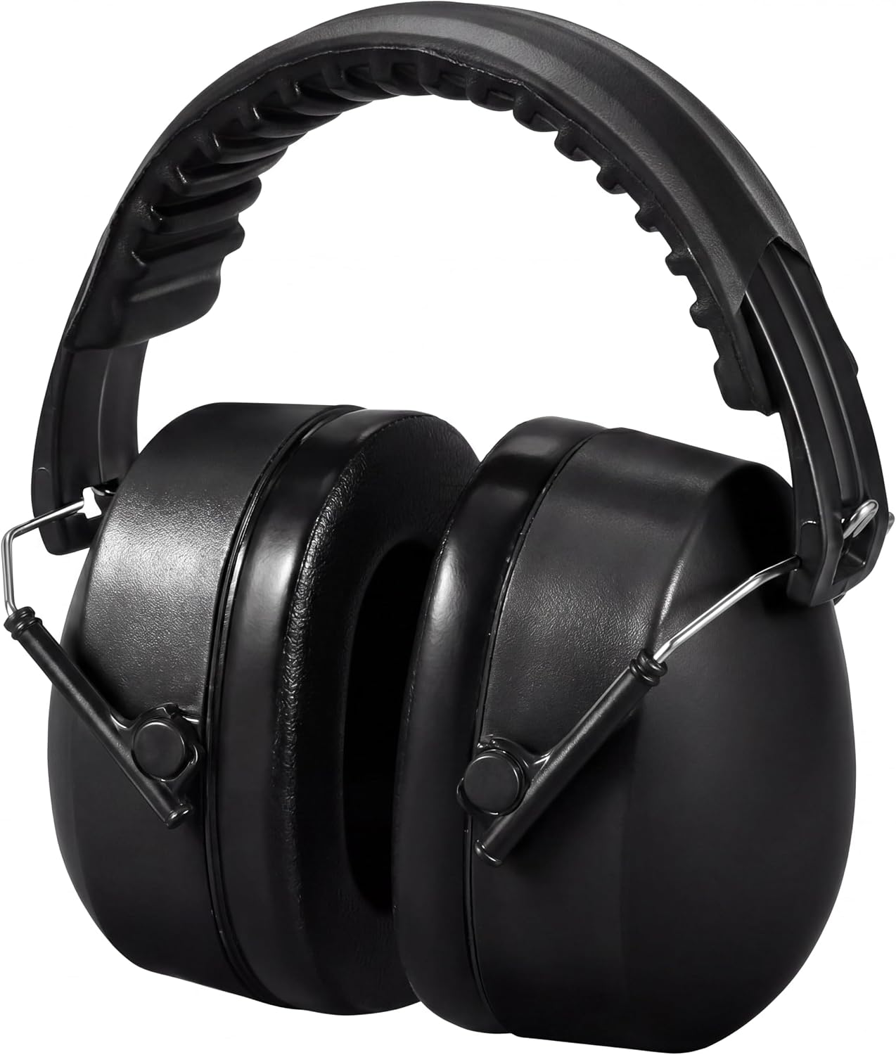 Copkim 1 Pack Hearing Protection Ear Muffs Bulk NRR 28dB Noise Reduction Headphones Shooting Ear Protection Earmuffs (Solid,Black)