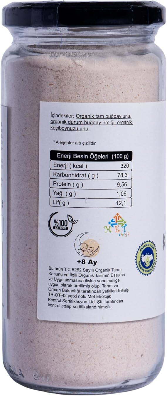 Beferment Organic Keçiboynuzlu Bebek Muhallebisi 300 gr