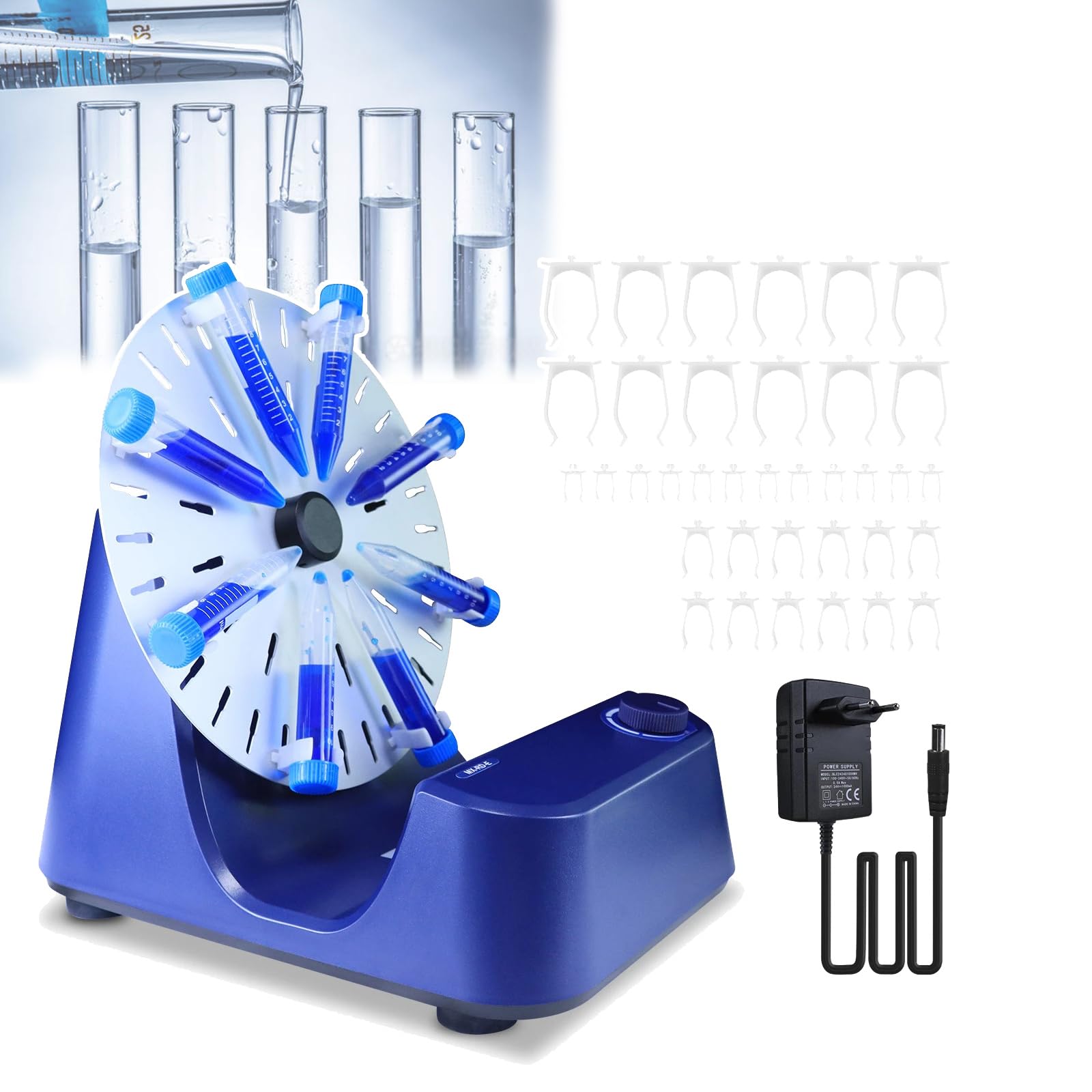 Mélangeur de laboratoire rotatif 0-80 TR/Min à vitesse réglable en continu