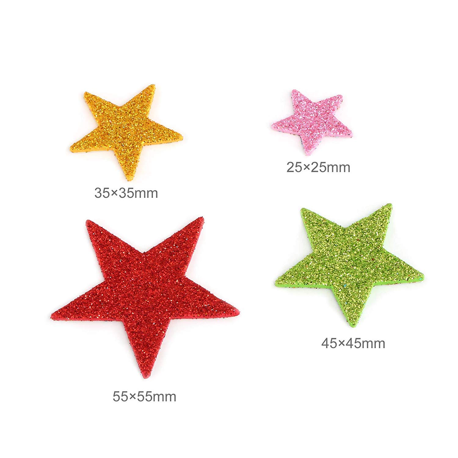 Amazon.co.jp: NALER クリスマス 星シール キラキラステッカースポンジ