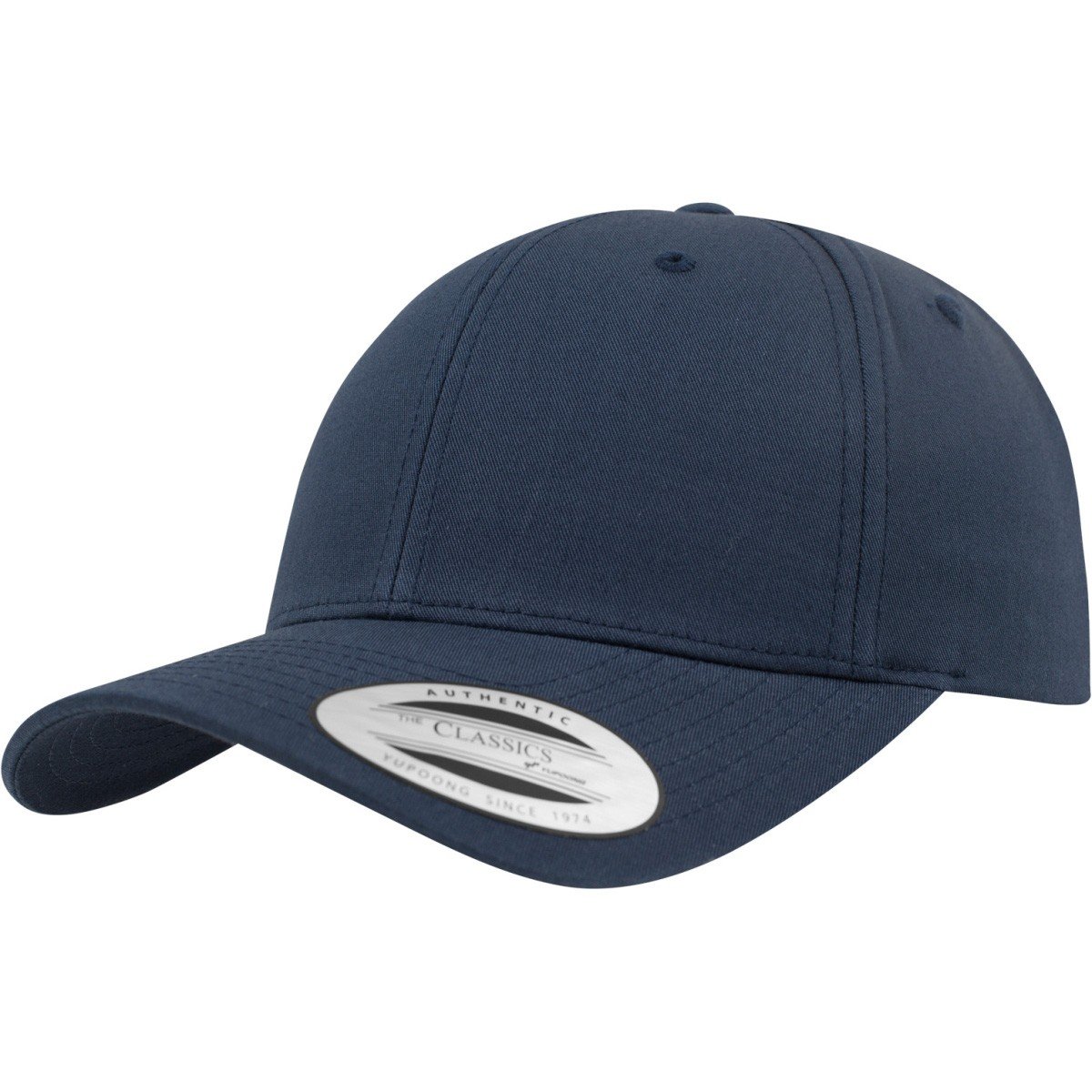 Flexfit Curved Classic Snapback Cap - Navy - One Size