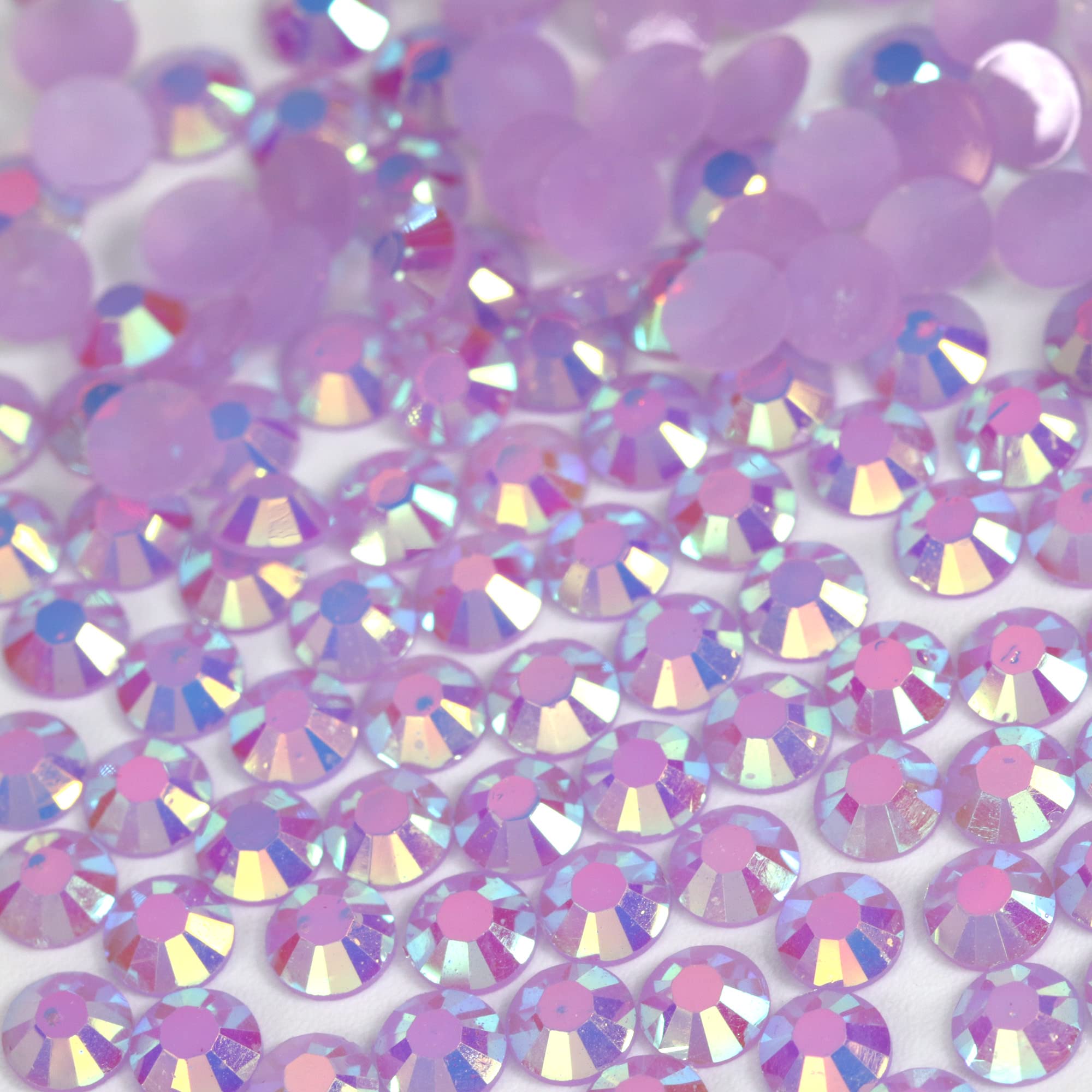 250pcs 6mm Flat Back Non-Stick Rhinestone Crystal Diamantes Nail Art & Craft Scrapbooking Embellishments 90 Available Colours (6mm, AB Clear #A13) — view 52