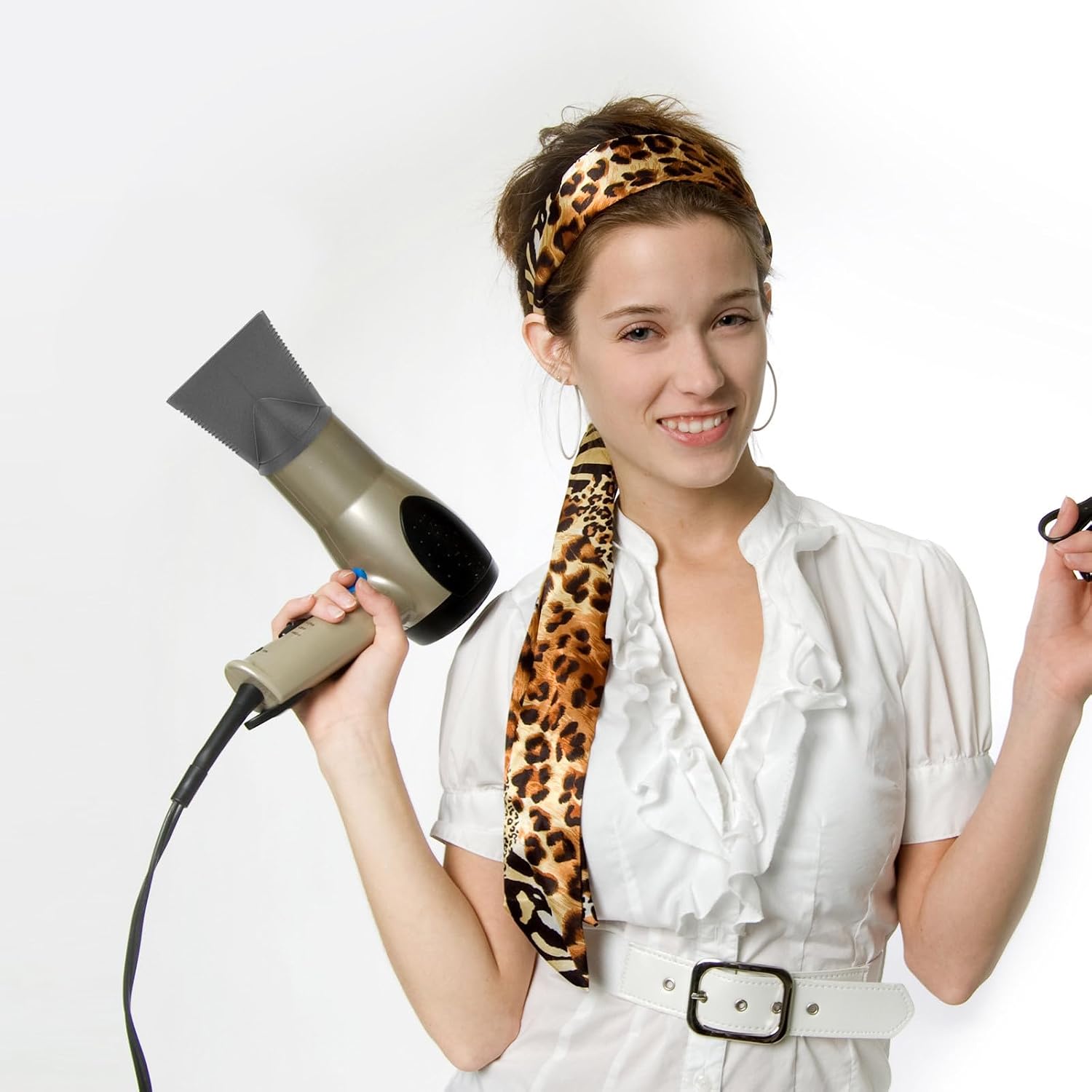Universal Hair Dryer Diffuser Attachment Compatible with Hairdryer and Blow Dryer, Plastic Material with Reliable Performance for Professional Styling and Hair Styling Routine