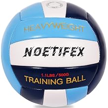 1 lb Heavyweight Volleyball Size 5 Official Setter Training Volleyball for Adults Durable Polyurethane Indoor Outdoor Volleyball Trainer Spike & Passing Practice Balls for Skill Improvement