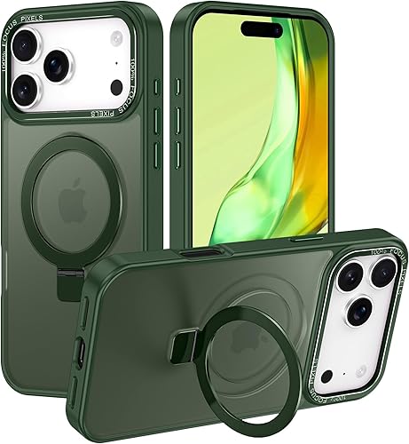 Casehas for iPhone 17 Pro Max Case 2025,with Magnetic Invisible Stand [Compatibl