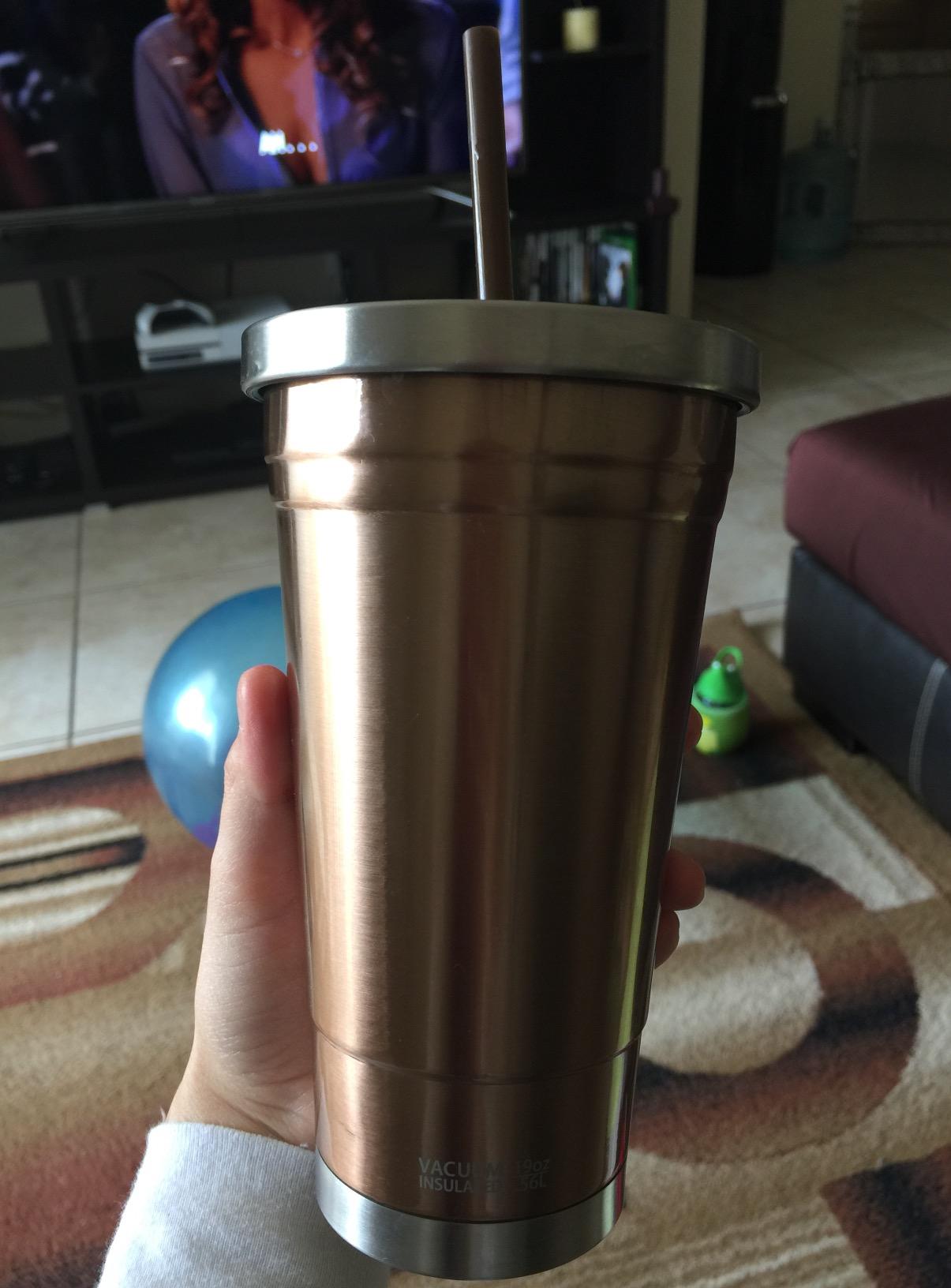 Amazon.com | Rove Stainless Steel Tumbler Duo (Copper-DK Gray ...