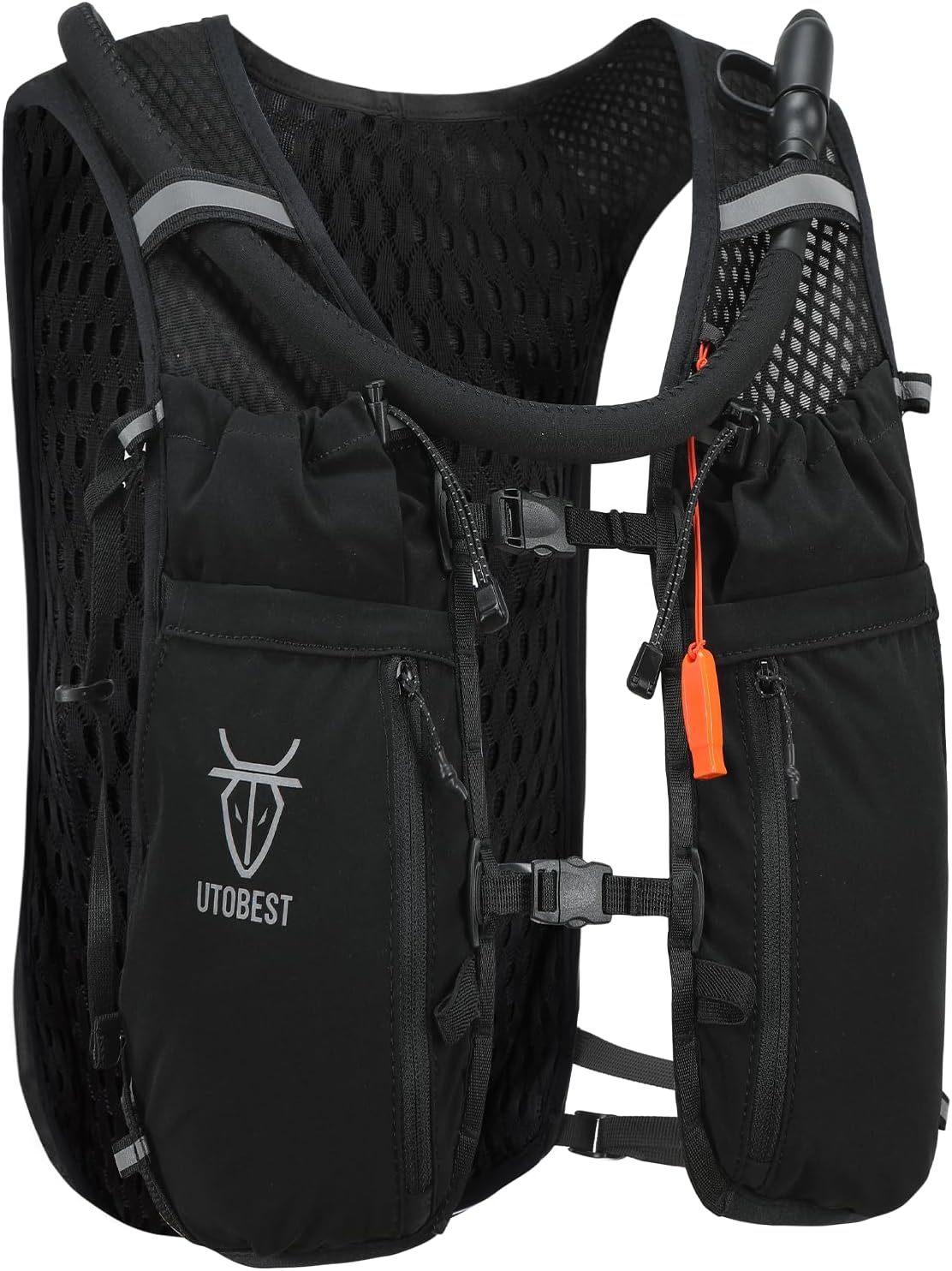 Upgrade Running Hydration Vest 10L, Running Backpack for Women Men Multi-Functional Storage, Adjustable Water Vest for Trail Marathon Race Jogging Cycling